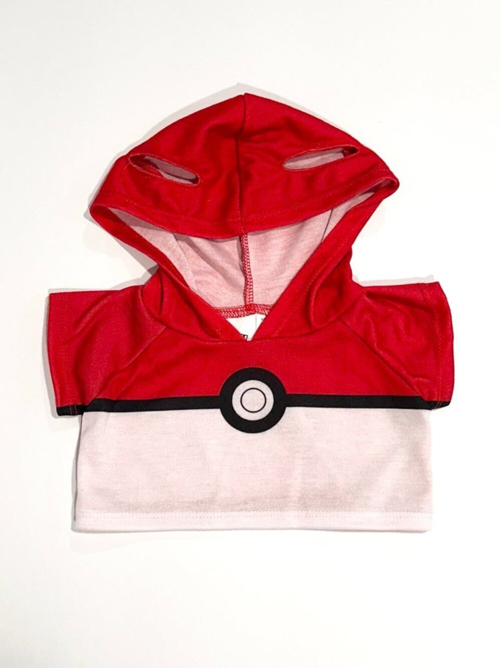 Build-A-Bear Workshop Authentic Pokémon Ultra Ball Short Sleeve Hoodie T-Shirt